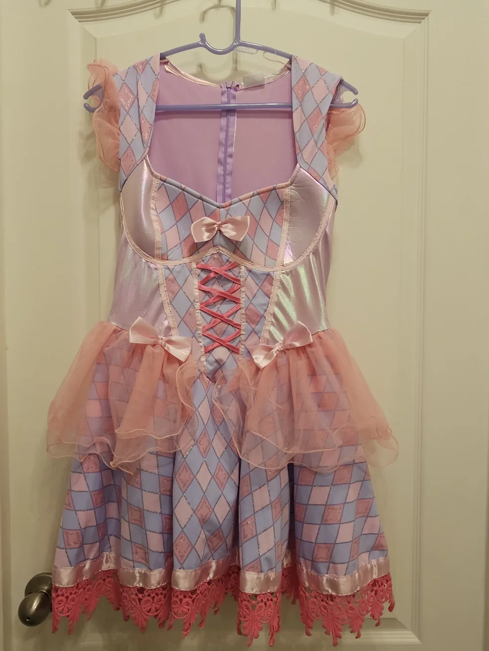 Spirit Cotton Candy Clown Costume - Pink